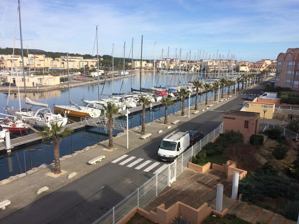 Gruissan Appartement Calme, Vue Sur Port De Plaisance -Clim, Empl.Parking Esterno foto