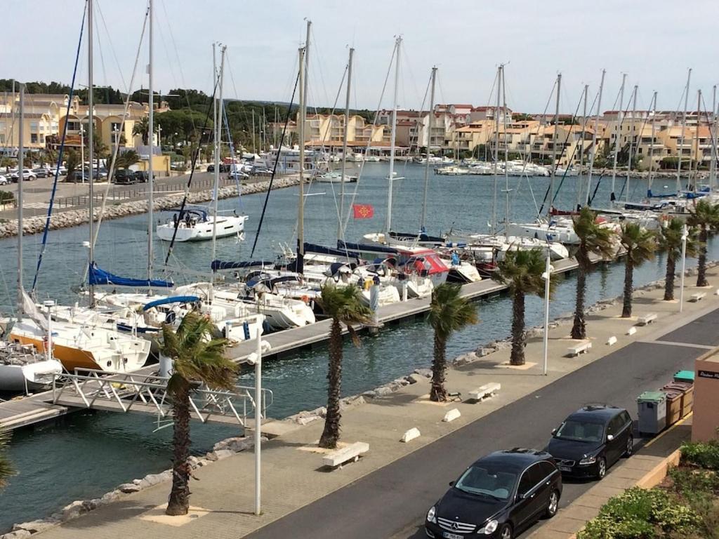 Gruissan Appartement Calme, Vue Sur Port De Plaisance -Clim, Empl.Parking Esterno foto